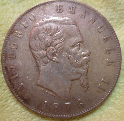 Lire 1876 vittorio - 5,