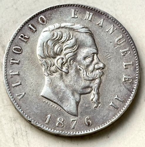 Italia lire 1876 - italia, 5